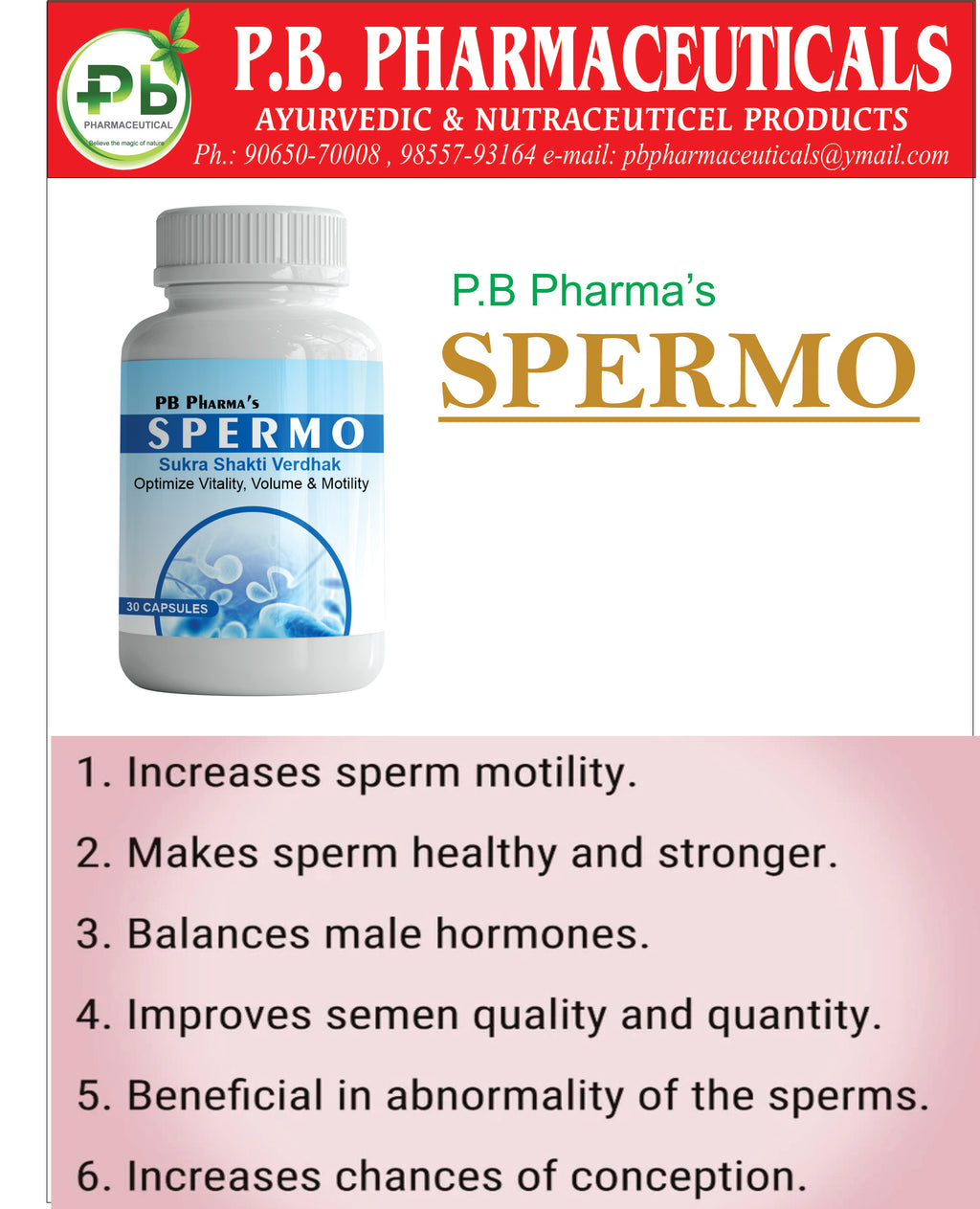 Spermo Capsules – Natural Vitality & Performance Booster | Free Tila Oil