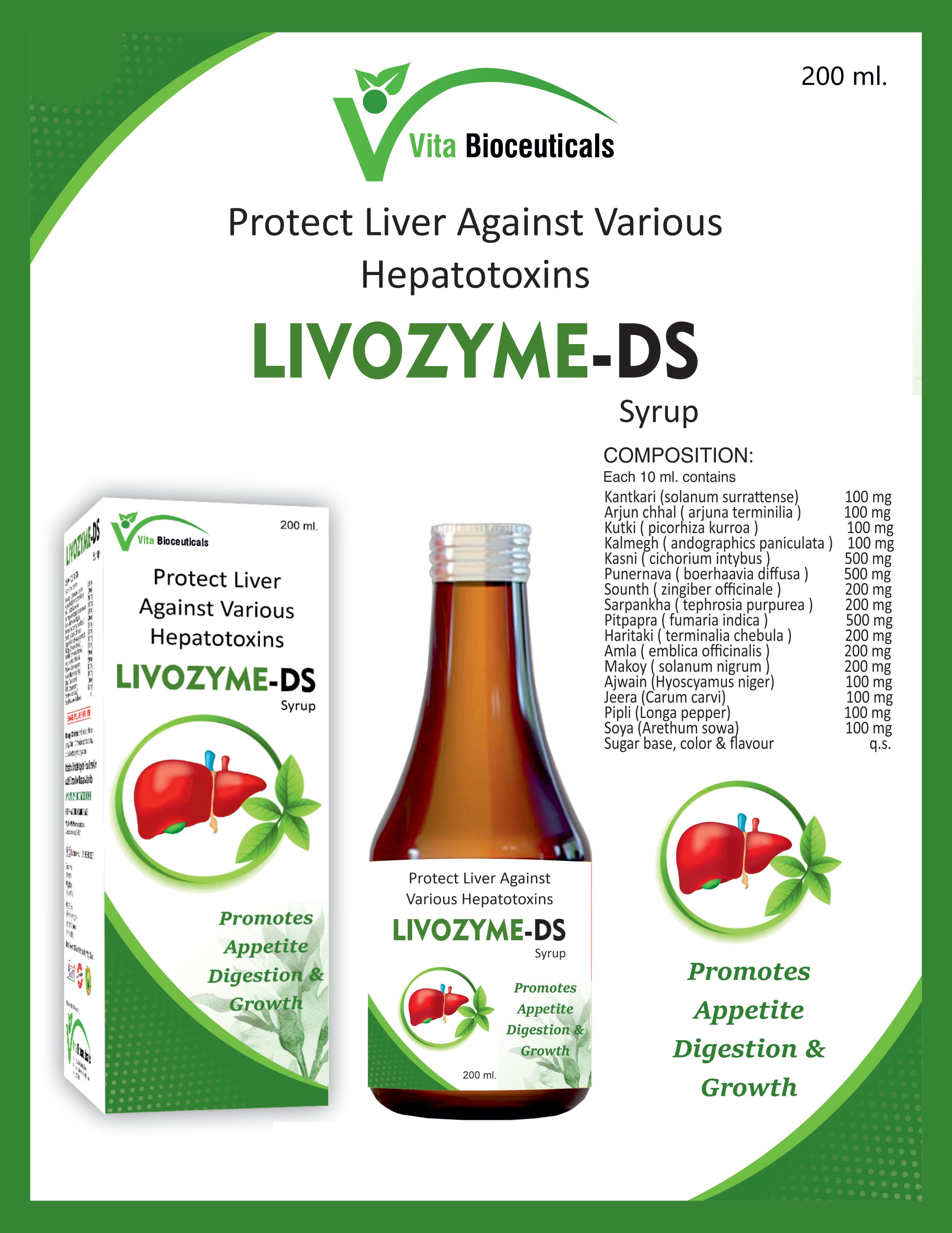 Livozyme-DS (200ml) - Powerful Ayurvedic Liver Tonic